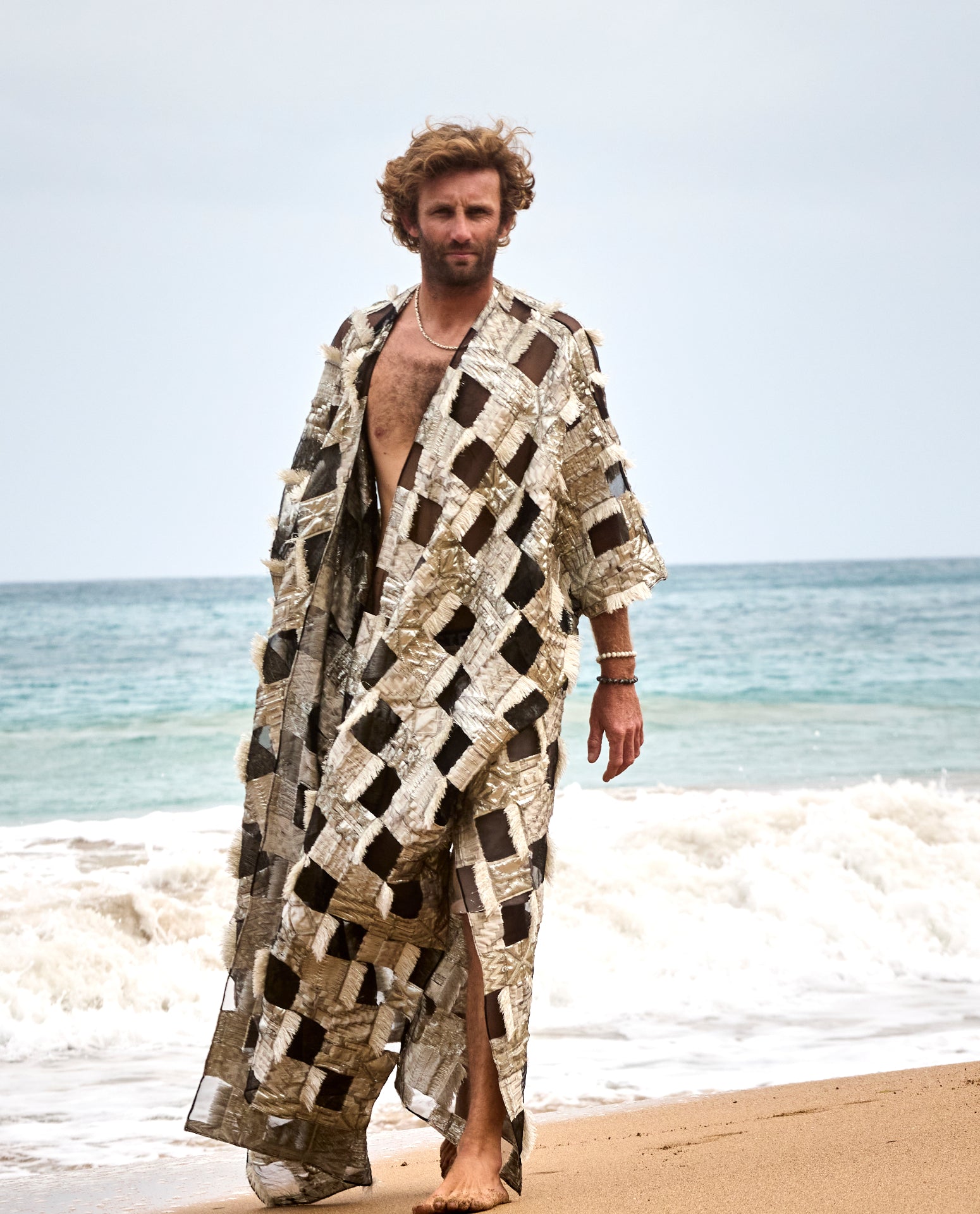 Silver Brocade Coat