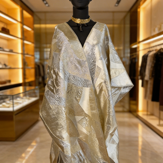 Ivory White Gold Coat