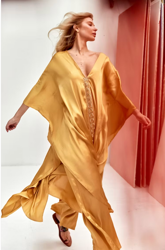 Sahara Gold Kaftan Set